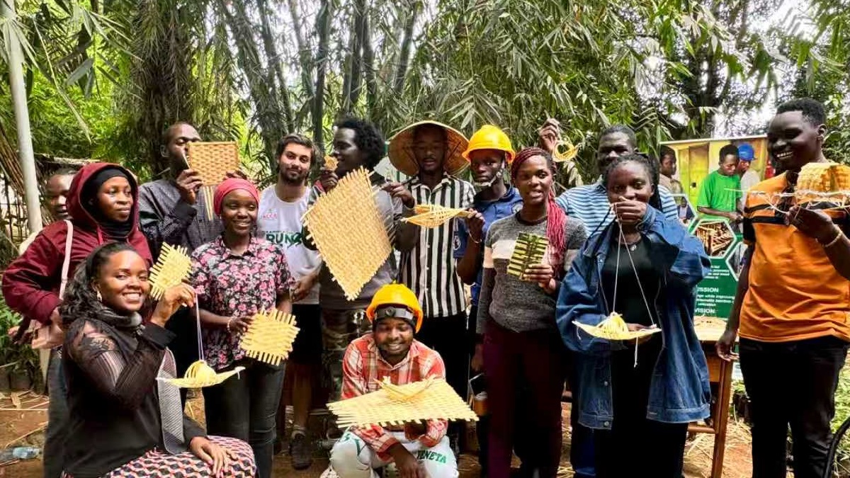 Vibrant Youth and Women Turn Up for First Session of Bamboo Weaving Beginners Course